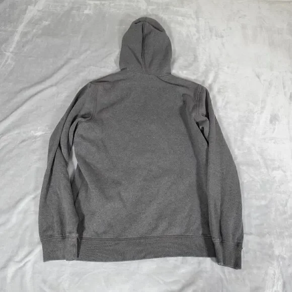 Vintage Nike Swoosh Pullover Hoodie Mens M Streetwear Embroidered Gray - Picture 8 of 11